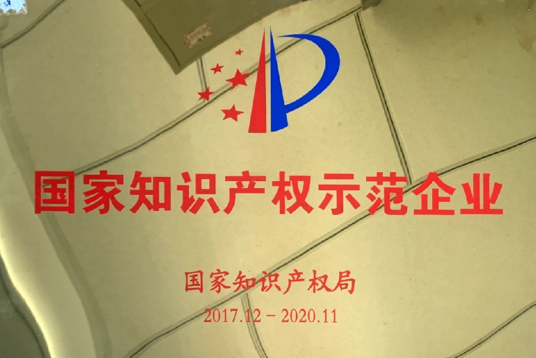 被認定為“國家知識產(chǎn)權(quán)示范企業(yè)”